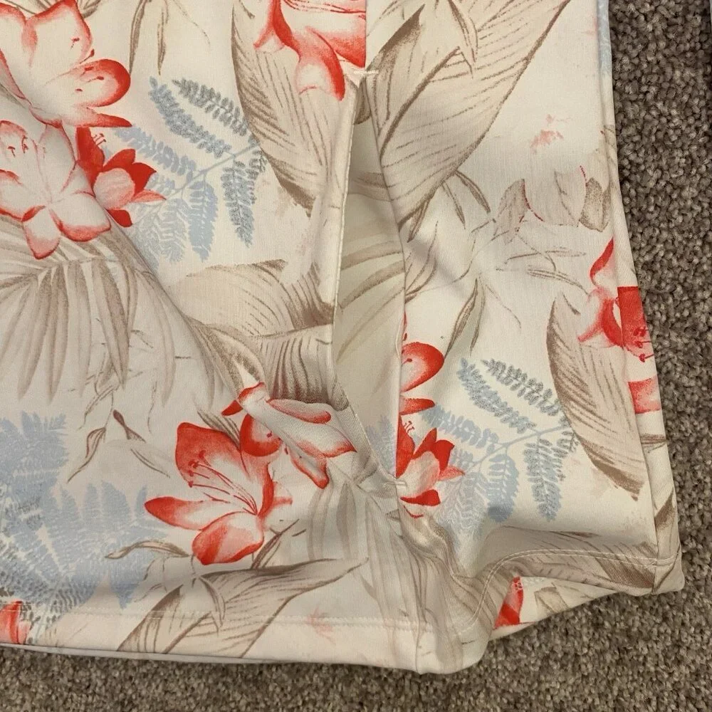 Tommy Bahama Everyday Active Women's 1/2 Zip Jacket Floral Pockets Size M NWT - Picture 5 of 13